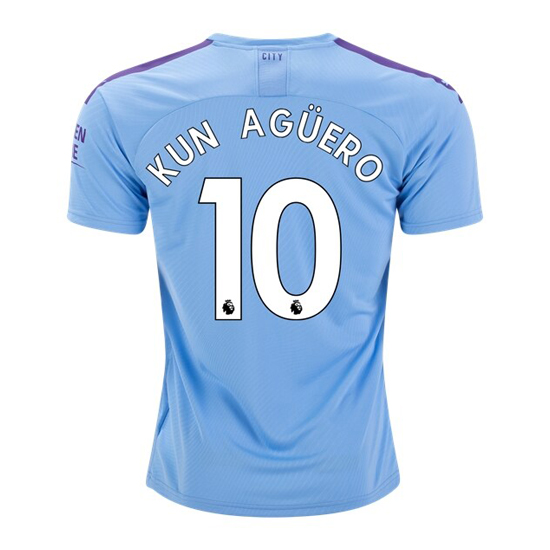 Maglia Manchester City Giocatore Kun Aguero Home 2019/2020 - Clicca l'immagine per chiudere